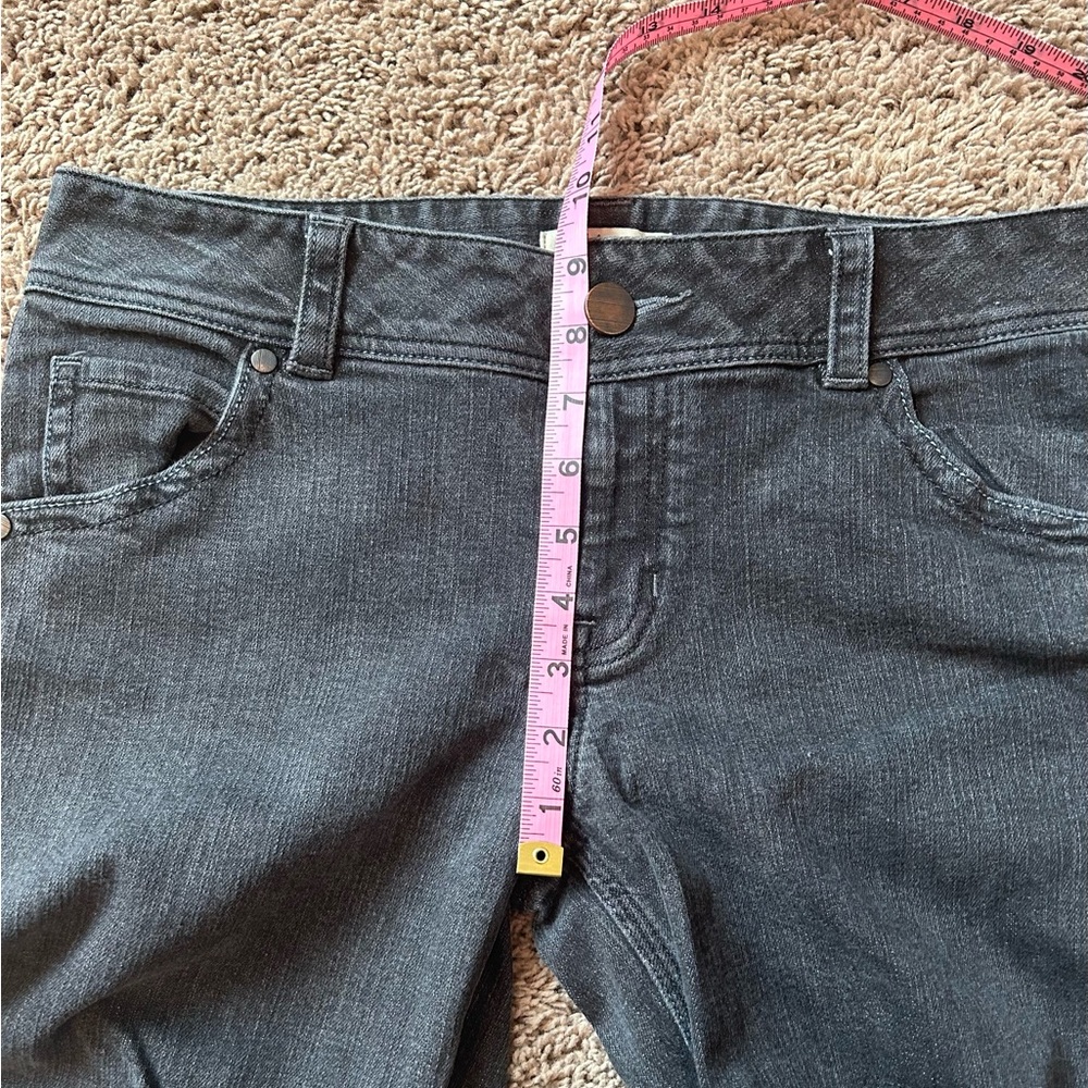 CAbi Womens Size 10 Jeans Pants BOOTCUT ONYX Dk GRAY BLACK DENIM Pants - Picture 7 of 9